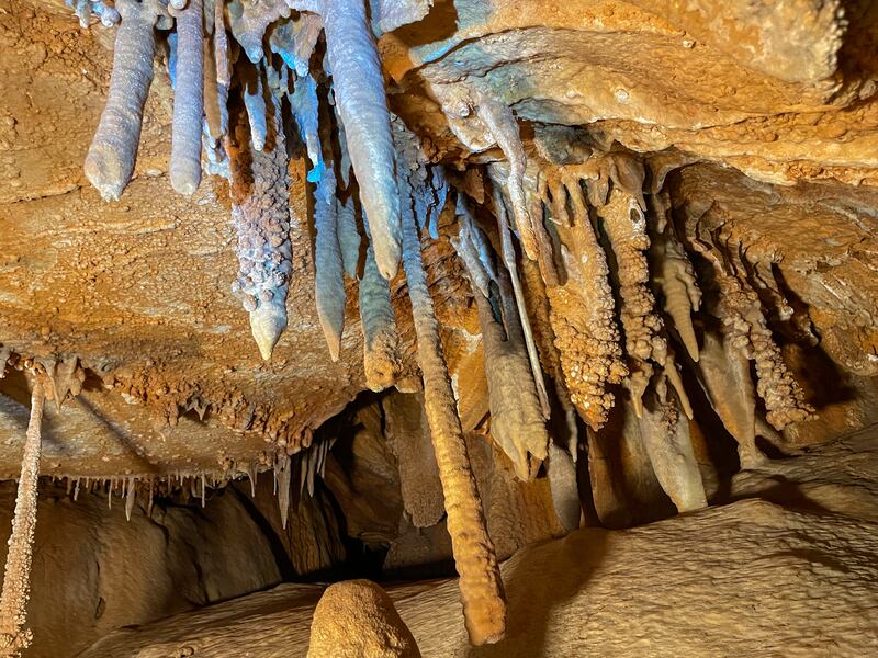 Some caves were used in the past as shelter or hideouts during times of conflict.