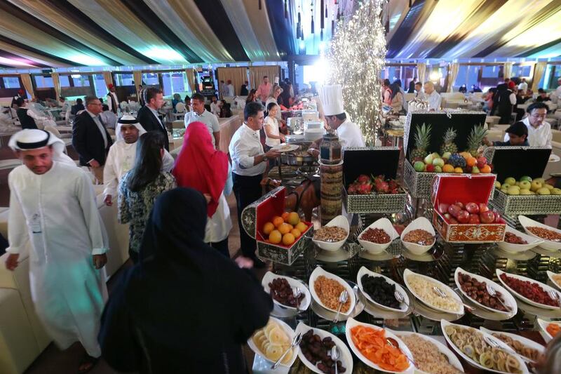 Guests at hotels are requested to respect traditional Islamic expectations during Ramadan. Delores Johnson / The National
