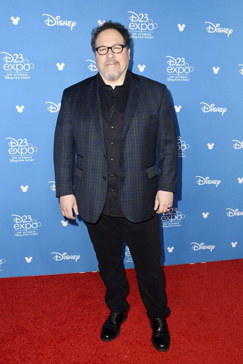 Jon Favreau at the D23 Expo 2019 at Anaheim Convention Centre on August 23, 2019 in California. AFP