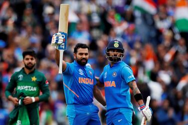 India captain Virat Kohli, right, described the situation over Rohit Sharma's injury situation as 'confusing'. Reuters