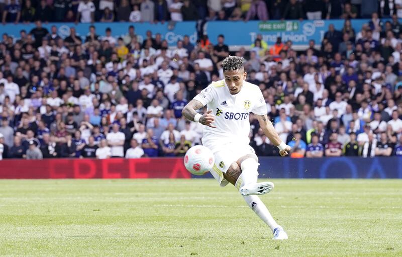 Raphinha, 7 - Found time on the ball hard to come by in a first half in which he was excellently marshalled by the impressive Cucurella. Much better after the break as he produced some inviting deliveries, but put his best chance inches wide on the slide. PA
