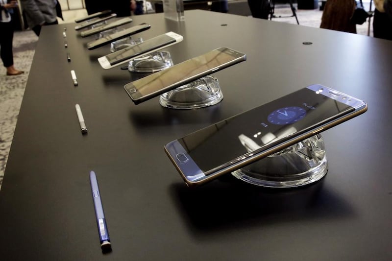 The Samsung Galaxy Note 7 was recalled and discontinued following fires and overheating issues just two months after its launch in August. Richard Drew / AP Photo
