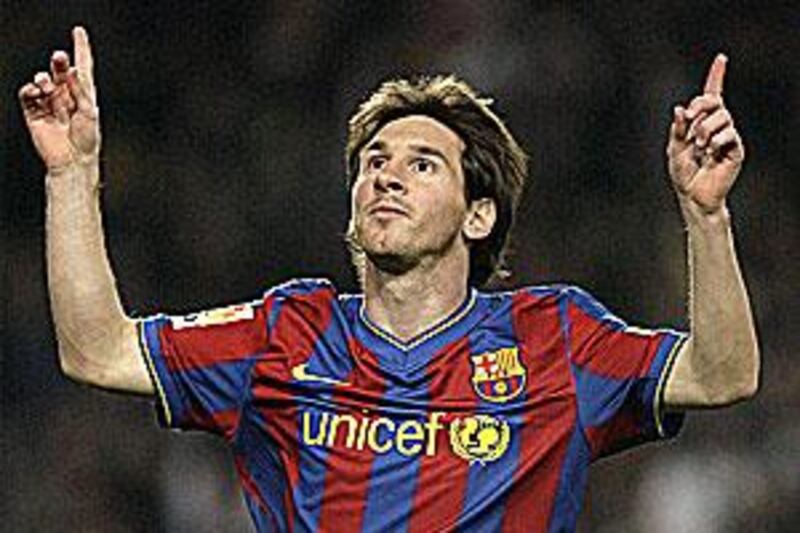 Lionel Messi has won five trophies this calendar year with Barcelona.