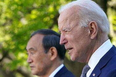 US President Joe Biden indicated his pleasure that Iran has continued to participate in indirect talks with the US in Europe. AFP