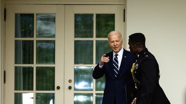 US President Joe Biden at the White House on Tuesday. Bloomberg