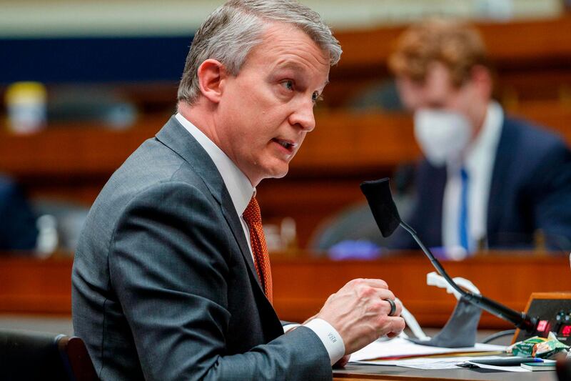 Dr. Richard Bright, former director of the Biomedical Advanced Research and Development Authority, testifies before the House Energy and Commerce Subcommittee on Health on May 14, 2019, in Washington, DC.  Bright filed a whistleblower complaint after he was removed in April 2020 from his post as head of the Biomedical Advanced Research and Development Authority (BARDA), the agency charged with developing a vaccine against coronavirus.He said he was removed for opposing the use of malaria drugs chloroquine and hydroxychloroquine for coronavirus, a treatment promoted by President Donald Trump despite little scientific evidence of success. / AFP / POOL / SHAWN THEW
