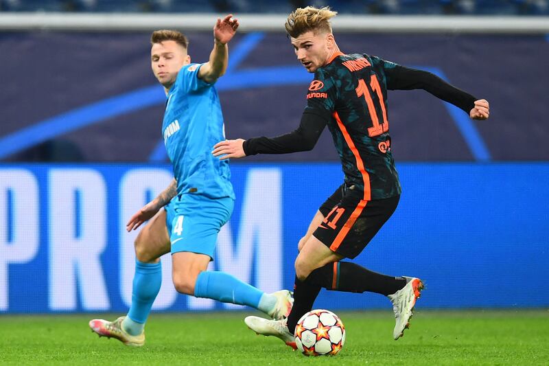 SUB: Danil Krugovoy (Rakitskiy 66’) – 6. Lucky to survive after clearing the ball into Werner’s path with the German unable to double his tally, but very lively on the wing with his sprints into the final third.  AFP