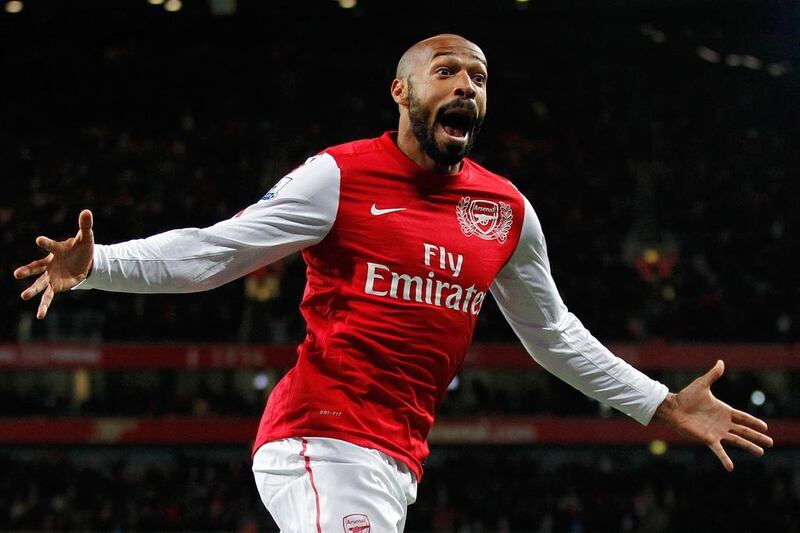 Arsenal's Thierry Henry won the Golden Boot four times when at the club. AFP