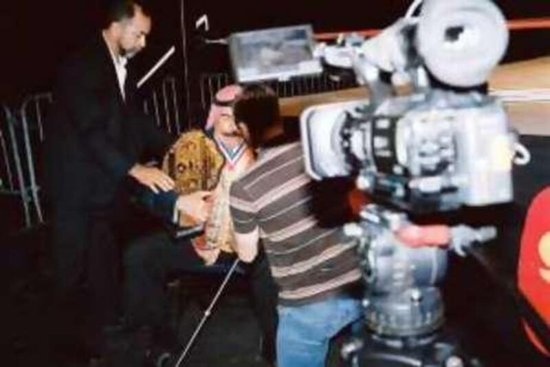 Camera, Action! During the 80s, Vaziri played the "Arab" villain to Hulk Hogan's all-American hero.