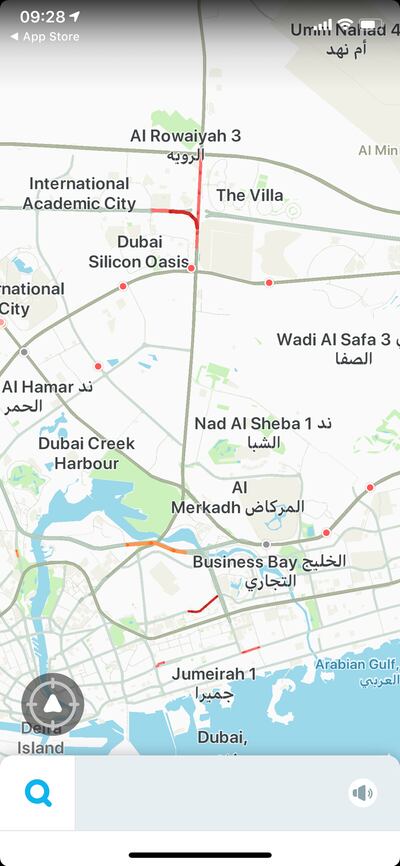 The Waze app gives drivers real-time information about road conditions, but navigational apps have been criticised for distributing traffic in a way not supported by a city's infrastructure. Courtesy Waze