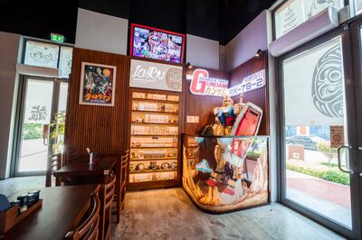 Anime features prominently in the restaurant's interior design. Photo: IchiRyu
