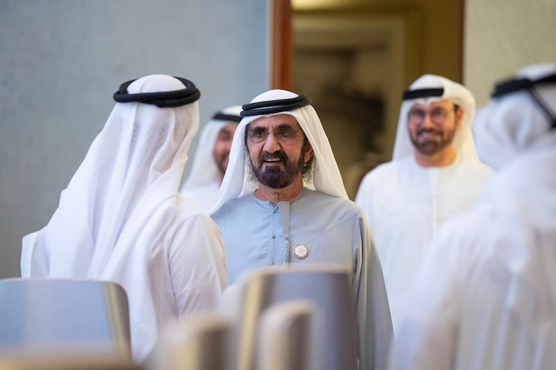 Sheikh Mohammed bin Rashid, Vice President and Ruler of Dubai, announced the launch of the Dubai Environment and Climate Change Authority. Photo: Sheikh Mohammed bin Rashid / X
