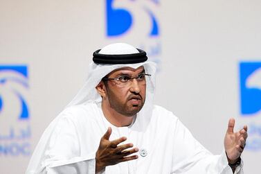 Dr Sultan said plans were underway to expand Adnoc’s carbon capture utilisation and storage programme, launched in 2018 by six-fold over the next decade.. Adnoc