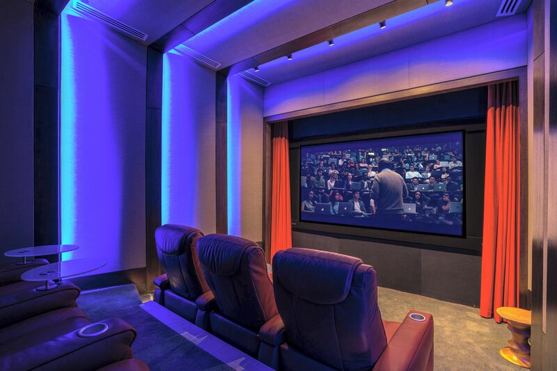 The private cinema. Courtesy Luxury Property