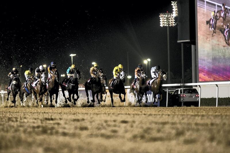 The second meeting of the 2018/19 season at Meydan Racecourse in Dubai gets under way on Thursday. Reem Mohammed / The National