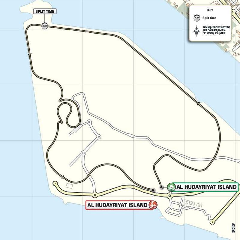 Stage 2: Presight Stage (12.1km, Individual Time Trial) – Hudayriyat Island. Photo: UAE Tour