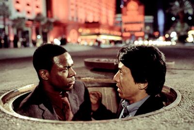 No Merchandising. Editorial Use Only. No Book Cover Usage
Mandatory Credit: Photo by c.New Line/Everett / Rex Features (505999d)
'Rush Hour 2' - Chris Tucker and Jackie Chan
'RUSH HOUR 2' FILM - 2001

