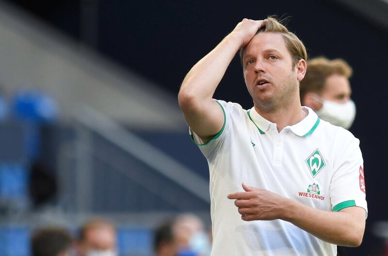 Werder Bremen manager Florian Kohfeldt. Reuters