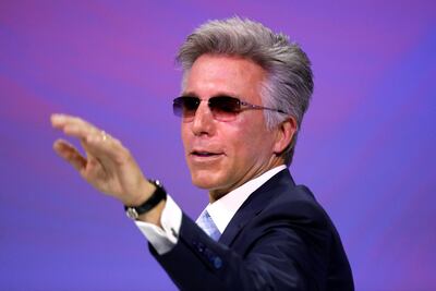 FILE PHOTO: SAP's CEO Bill McDermott speaks at the Viva Tech start-up and technology summit in Paris, France, May 24, 2018. REUTERS/Charles Platiau/File Photo