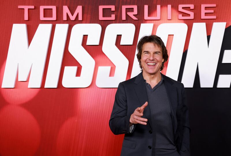 Tom Cruise at the New York City premiere of 'Mission Impossible – Dead Reckoning Part One'. Reuters