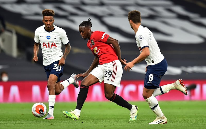 Aaron Wan-Bissaka - 6: Delivery was lacking but the young Englishman was as tenacious in the tackle as ever. Getty