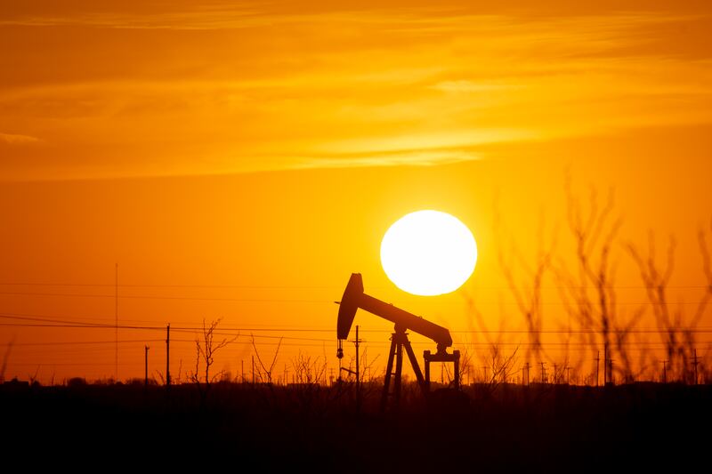 The number of rigs drilling for oil and natural gas in the US rose by 13 to 663, figures compiled by Baker Hughes show. AP