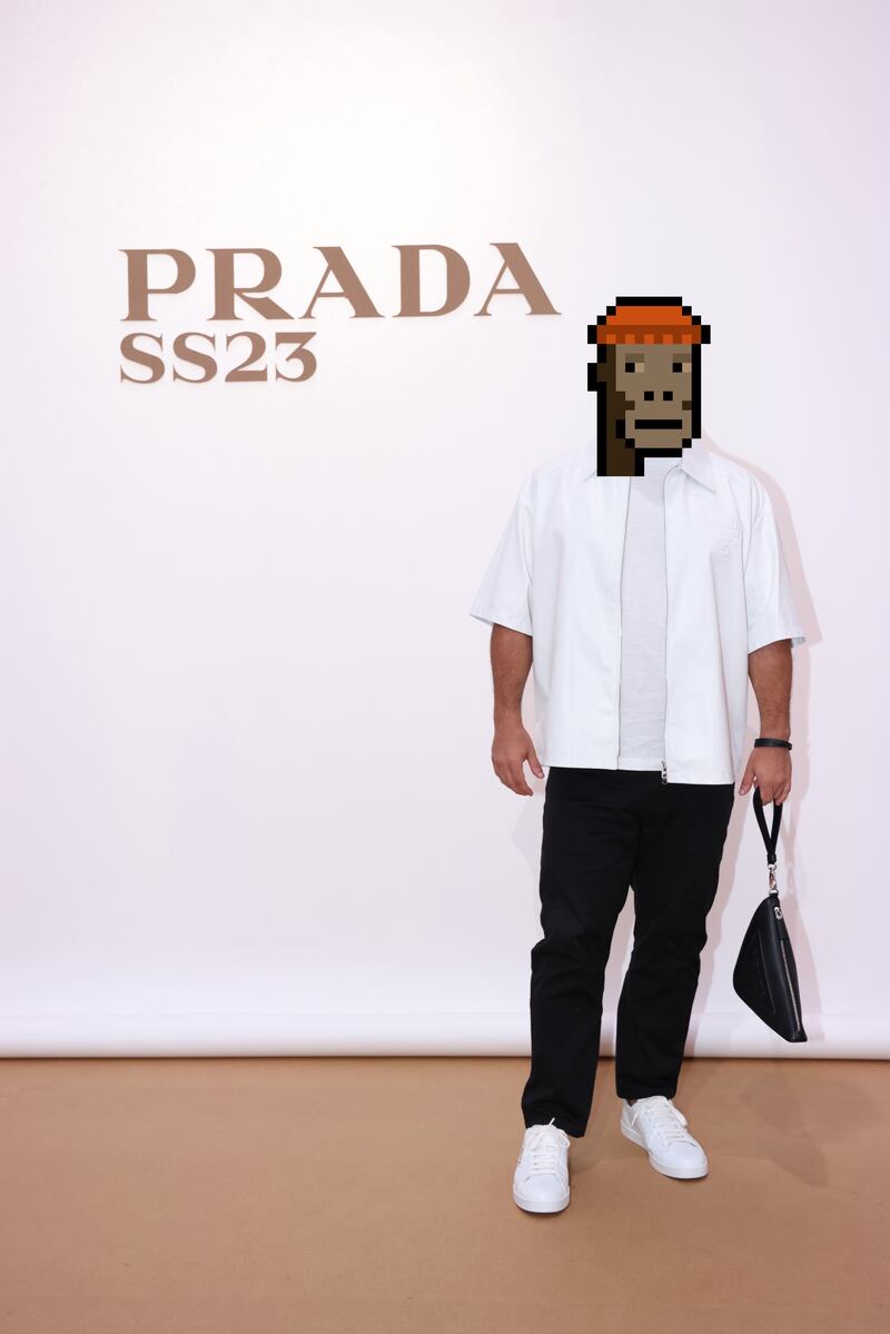 GMoney, the investor from Puerto Rico who paid 140 Ether (about $170,000) for a CryptoPunk avatar. Getty Images for Prada