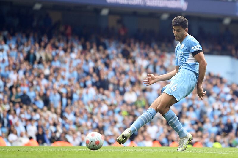 Rodri levels the scores at 2-2. Getty