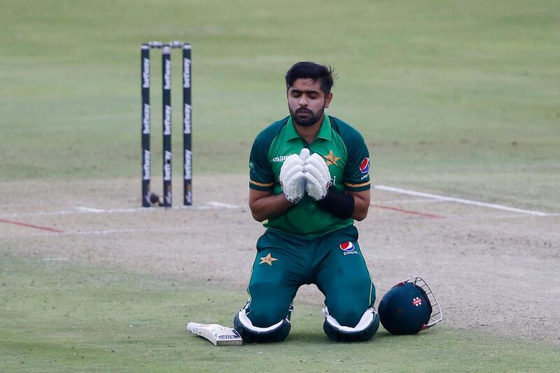 Babar Azam led Pakistan to an ODI series win in South Africa. AFP