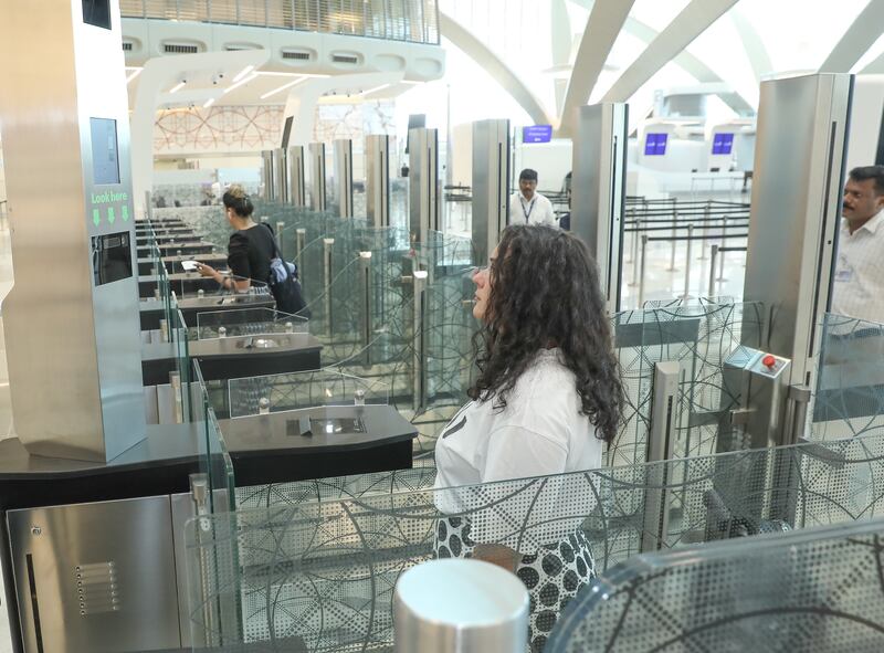 Terminal A is equipped with facial recognition technology to screen passengers and minimise waiting times