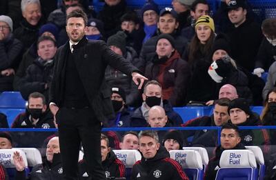 Michael Carrick has overseen a win at Villarreal and a draw at Chelsea in his two games as Manchester United caretaker manager. PA