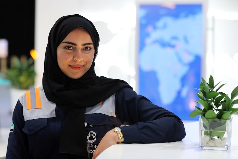 Shama Al Marzooqi secured a job with Ducab after visiting the fair in 2019. 