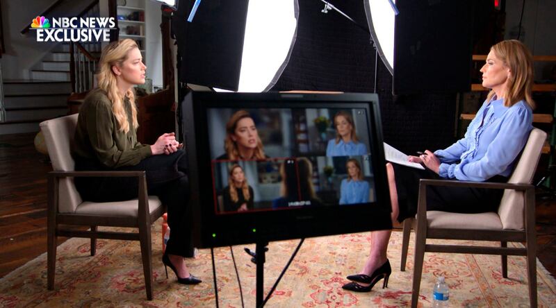 NBC journalist Savannah Guthrie interviewed Heard in June following the trial's conclusion. She revealed how her husband Michael Feldman consulted with Depp's legal team. Photo: NBC News