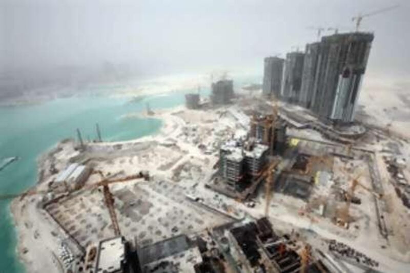 The bones of Reem Island are in place and the project is taking shape.
