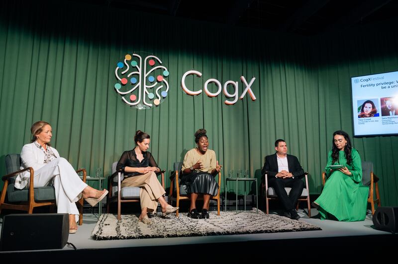 Speakers at the CogX Festival in London. Courtesy CogX