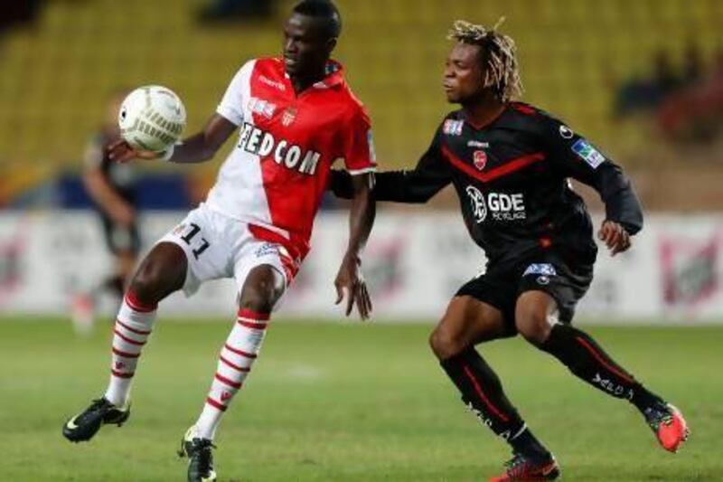 Al Nasr are in advanced negotiations with Monaco forward Ibrahima Toure, left, who also played with Ajman two years ago. Valery Hache / AFP