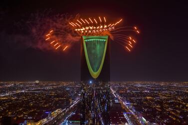 Riyadh has previously had fireworks for a number of occasions, including the Riyadh Season Festival, held from October 15 to December 15. Bloomberg.   
