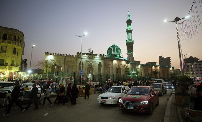 A view of Al Sayeda Zeinab Mosque in Cairo, Egypt.  EPA