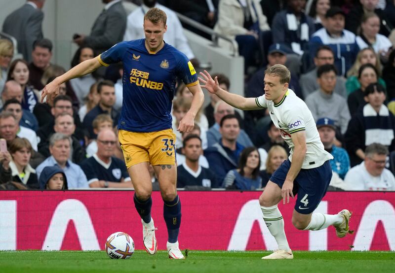 Oliver Skipp – 7. Handed his first Premier League start since January, Skipp was continuously looking for a way to move the ball forward with encouraging work on and off the ball. Booked. AP Photo