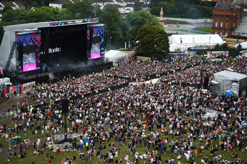 TRNSMT Festival is one of Glasgow's biggest annual music events. AFP