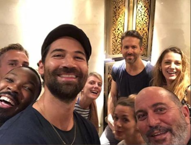 Ryan Reynolds has been joined by wife Blake Lively as he films in Abu Dhabi. Ryan Reynolds / Instagram 