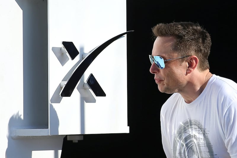 Elon Musk, founder, CEO and lead designer at SpaceX and co-founder of Tesla, checks out the SpaceX Hyperloop Pod Competition II in Hawthorne, California. Mike Blake / Reuters