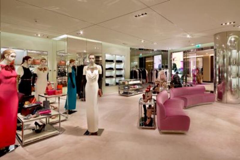 The flagship boutique for Prada in the Gulf makes a luxurious and stylish statement.