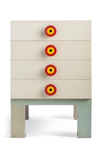 The Kubirolo chest of drawers, designed in 1966/1967 by George Snowden