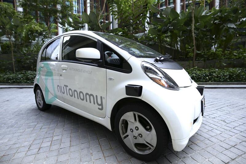 NuTonomy is set to bring its autonomous vehicle to the commercial market in two years. Yong Teck Lim / AP