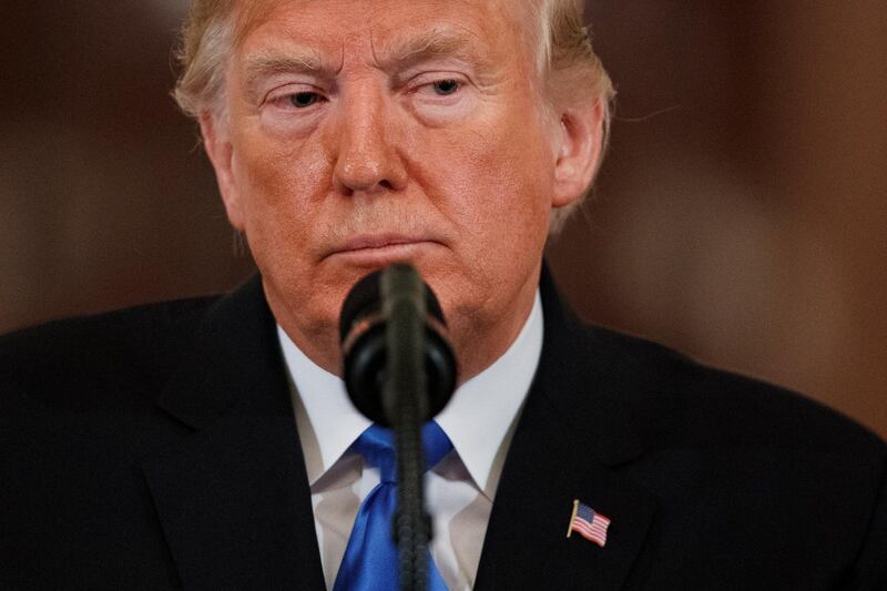 President Donald Trump listens to a question during a news conference in the East Room of the White House, Wednesday, Nov. 7, 2018, in Washington. (AP Photo/Evan Vucci)