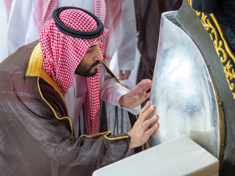 Crown Prince Mohammed bin Salman of Saudi Arabia visited the Grand Mosque in Makkah to wash the Holy Kaaba. All pictures: SPA
