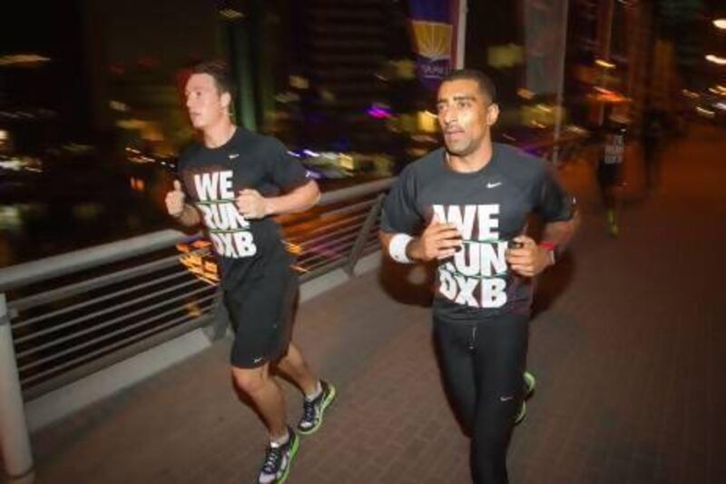 Nike+Run Club participants at a Tuesday night event, Courtesy Wouter Kingma / Nike+ Run Club
