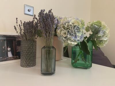 Vases from Louise Roe Copenhagen, Arket and H&M Home. Emma Day / The National
