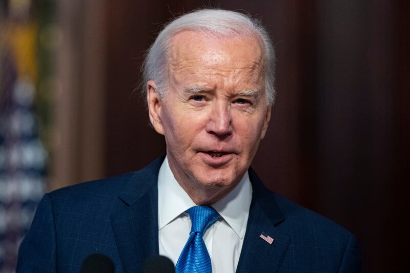 A majority of US voters do not support President Joe Biden's handling of the Israel-Gaza War, according to a new poll. EPA